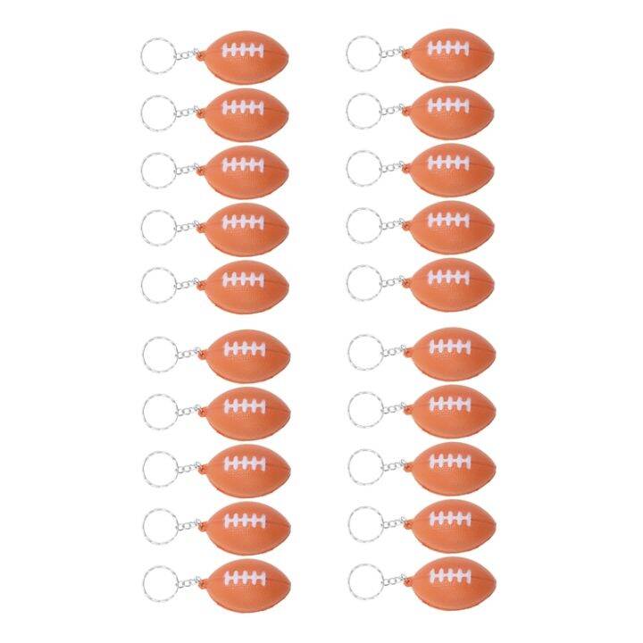 20-pack-rugby-ball-keychains-for-party-favors-rugby-stress-ball-school-carnival-reward-sports-centerpiece-decorations