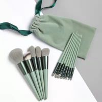 【cw】 13 PCS Makeup Brush Set Women Cosmetic Powder Eye Shadow Foundation Blush Blending Beauty Make Up Tool !