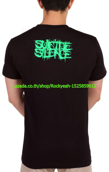 เสื้อวง-suicide-silence-เสื้อเท่ห์-แฟชั่น-ซูไซ-ไซเลน-ไซส์ยุโรป-rcm1107