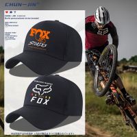 2023High quality new style original Fox fork team version cross-country mountain bike with the same style trend sports outdoor cold-proof duck tongue baseball cap male