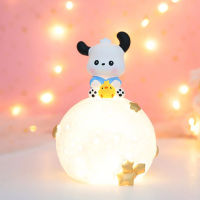 Sanrio ไฟ LED อะนิเมะรูป Kuromi Melody Kawaii การ์ตูนเครื่องประดับห้องนอนไฟกลางคืนโคมไฟข้างเตียงตกแต่งของเล่นเด็กของขวัญ
