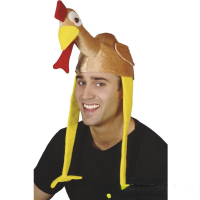10pcs Plush Turkey Hat with Long Neck for Happy Thanksgiving Party Costume Accessory Women Man Birthday Wedding