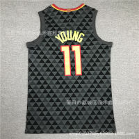 ?เสื้อเจอร์ซีย์ใหม่ลายนกอินทรี11 # Trey Yang รุ่นเมือง Jersey Basket Trae Young 2023 2023