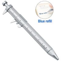+【‘ Multiftion Gel Ink Pen Ball Pen Vernier Caliper Roller  Stationery Ball-Point Ball-Point 1Mm Pen Portable Tools