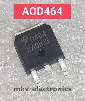 (1ตัว) D464 , AOD464 , MOSFET N-Chennel 40A 105V TO-252