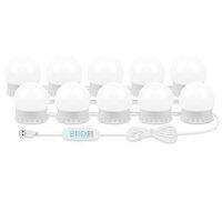 Vanity Light Bulbs for Mirror Vanity Lights Stick on with 10 Dimmable Bulbs, for Makeup Dressing