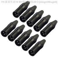 【CW】☼  10pcs 3Pin Male Female Audio Cable Mic Connectors Solder Plug Adapters for Production Welding of Wire