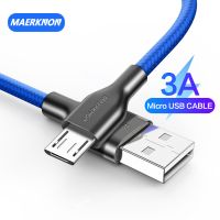 3A Micro USB Cable For Samsung S7 Xiaomi mi Android Nylon Microusb Wire Cord Mobile Phone Data Cables Fast Charging USB Charger Wall Chargers