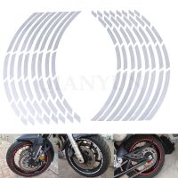 17-19 inch Universal motorcycle car tire sticker reflective rim tape decal For Triumph DAYTONA 675 R SPEED TRIPLE 1050 / R Wall Stickers Decals