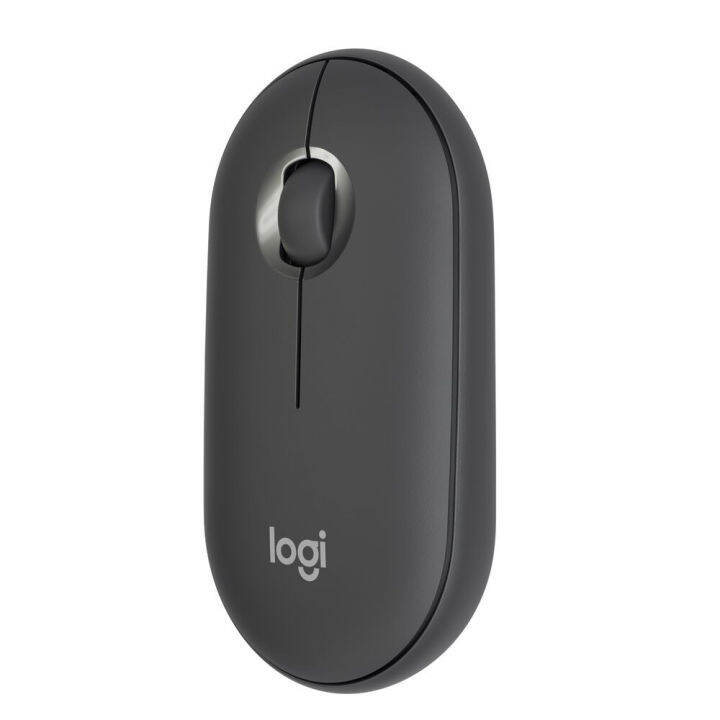 logitech-m350-pebble-wireless-and-bluetooth-mouse-เมาส์ไร้สาย-เสียงคลิกเบา-สีดำ-ของแท้-ประกันศูนย์-1ปี-graphite