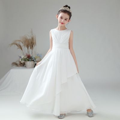 Dideyttawl Real Pictures Chiffon Flower Girl Dress For Wedding Party First Communion 2023 Little Bride Gowns Junior Bridesmaid