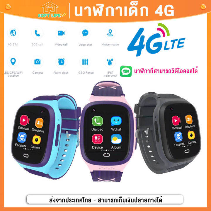 smart-watch-for-kids-4g-นาฬิกาเด็ก-ใส่ซิม4g-ของแท้-นาฬิกาไอโมเด็ก-สามารถโทรวิดีโอคอลได้-gps-ถ่ายภาพ-1-4inch-ips-touch-screen