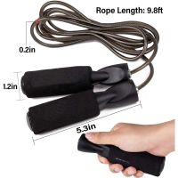 +‘； Jump Rope Speed Jumping Steel Wire Double Unders  MMA Boxing Skipping Workout Fitness Adjustable Length Exercise Training