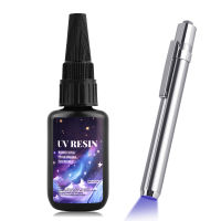 25g UV Fix Liquid Ultraviolet Curing Hard UV กาวเรซิ่น Quick-Drying DIY เครื่องประดับเรซิ่นแก้วพลาสติกเซรามิคไม้ซ่อมกาว-bcco889