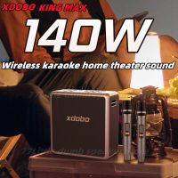 XDOBO KING MAX 140W ลำโพงไร้สาย,ลำโพงเบสหนักแบบพกพาแข็งแรงลำโพงบลูทูธกันน้ำ TWS