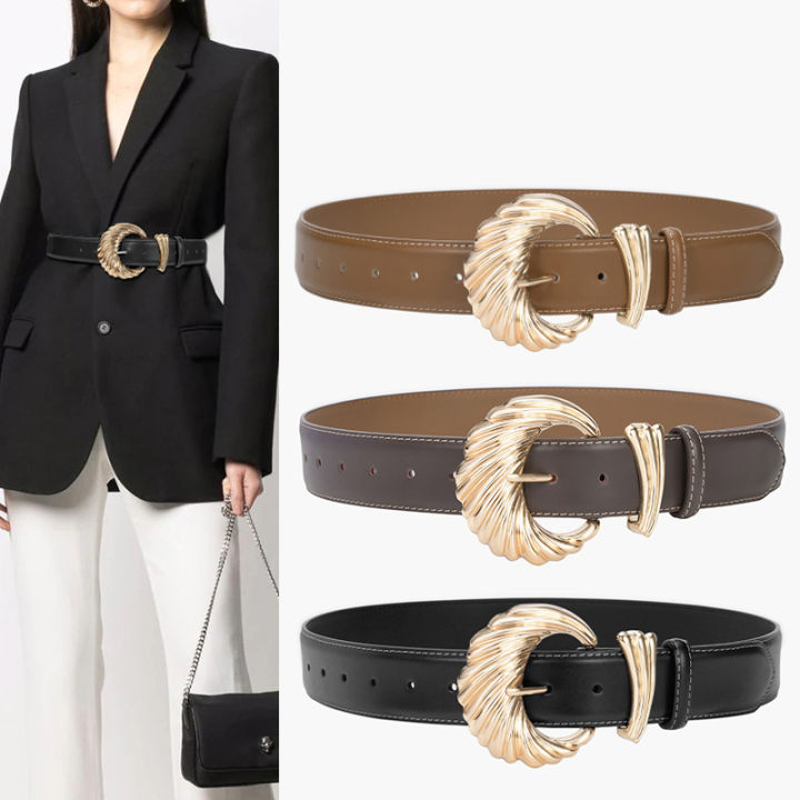 hotbelt-สำหรับผู้หญิง-cowskin-หนังแท้แฟชั่นสบายๆที่มีคุณภาพสูงสำหรับกางเกงยีนส์ของผู้หญิงสายรัดสีทึบออกแบบเข็มขัด-yf1026