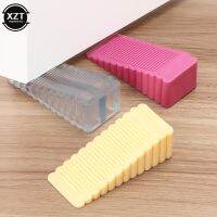 xfcbfTrapezoid Silicone Rubber Door Stop Stoppers Door Block Children Anti-Folder Hand Hotel Security Door Card Hanging Door Stop