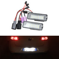 2x Auto Light MK5 GTI MK6 MK7 Golf 5 Glof 6 Golf 7 Xenon White Led Number License Plate Light Kit Canbus Error Free Car-Styling