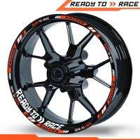 รถจักรยานยนต์ KTM ล้อสติกเกอร์สะท้อนแสง17/18นิ้ว3M ไวนิลกันน้ำเปลี่ยน Ready TO RACE Decal จักรยานจักรยาน