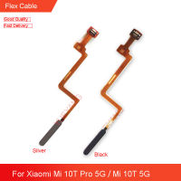 6.67 "สำหรับ Xiaomi Mi 10T Pro 5G /Mi 10T 5G เซ็นเซอร์ลายนิ้วมือปุ่มโฮมสายเคเบิลงอได้รหัสสัมผัส