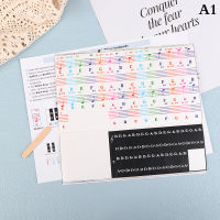 hedeguoji?61 Keys Removable Piano for KEY Labels Piano Keyboard Stickers Piano Rake