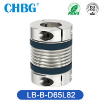 เพลา Coupling CHBG LB B D65L82 Bellows ยืดหยุ่นมอเตอร์ Coupler CNC อลูมิเนียมความยืดหยุ่นสูง Universal Joint 3D เครื่องพิมพ์ Cardan