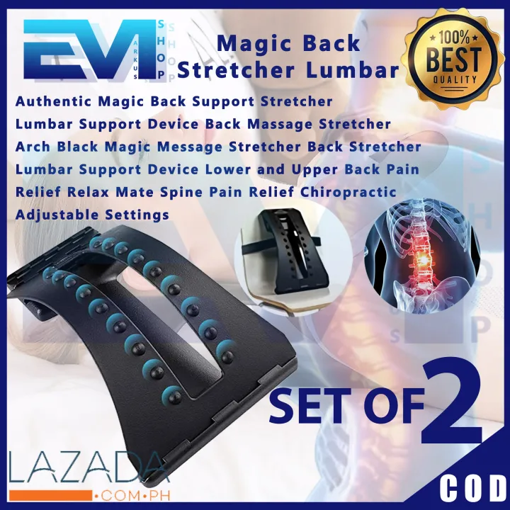 Original Lumbar Magic back Support Device Back Pain Relief 4