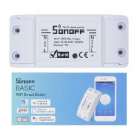 【❖New Hot❖】 j81ftsu Sonoff รีเลย์สวิตช์ Wifi ไร้สาย Diy รีเลย์บ้านอัตโนมัติอัจฉริยะไฟระยะไกลไร้สายตัวควบคุมโมดูลทำงานร่วมกับ Alexa