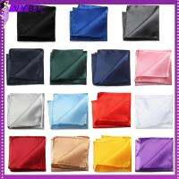 VYBL สแควร์ สูท hankies Hanky ผ้าขนหนูหน้าอกธุรกิจ กระเป๋าสูทบุรุษ ผ้าเช็ดหน้าผ้าซาติน กระเป๋าธรรมดา พ็อกเก็ตสแควร์