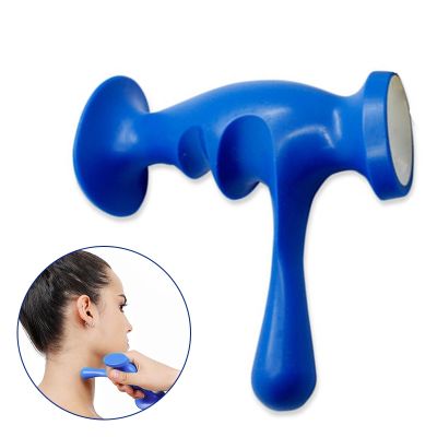 【YF】 T-shaped Point Massager Reflexology Acupuncture Stick Pain Relief Press Trigger Foot Body Deep Tissue Relaxtion