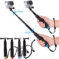 กันน้ำมือถือยืด Gopro S Elfie ติดอลูมิเนียมไปโปรติด Monopod สำหรับ GoPro ฮีโร่8 7 6 5 4 SJCAM SJ8 Sj6 Xiaomi ยี่