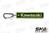 พวงกุญแจผ้าปัก ลาย Kawasaki ผ้าปัก 2 ฝั่ง สำหรับ สายซิ่ง สีสดใส เท่ไม่ซ้ำใคร งานหายาก!! KeyChain Kawasaki