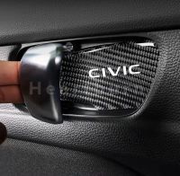 ฝาครอบมือจับประตูรถยนต์,ตัวป้องกันประตูรถยนต์ภายในปี2022 11th Gen Civic FE 4ชิ้น