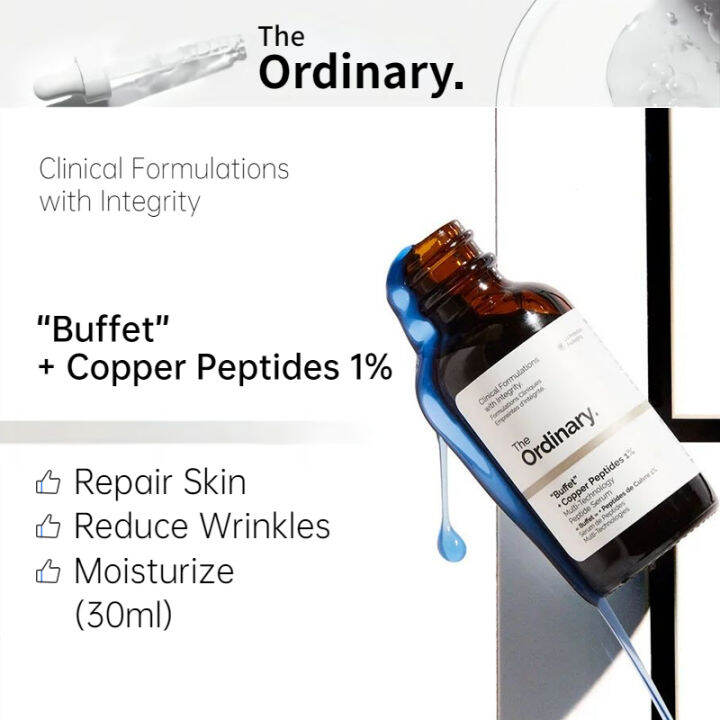 The Ordinary Buffet + Copper Peptides 1 Lazada