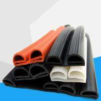 【LZ】✜  D Type Self-Adhesive Door And Window Sealing Strip Silicone EPDM Glass Window Anti-Collision Soundproof Insulation Stick Strips