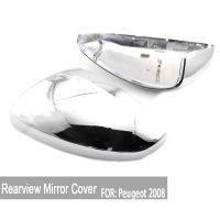 Chrome Rear View Mirror Cover Side Door Mirror Cap for C3 C4 CACTUS 208 2008 16075120VG