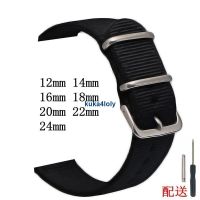 Suitable For DW Nylon Strap Men Women Black Canvas 12 14 18 20 22 24MM Student Couple Bracelet 0703