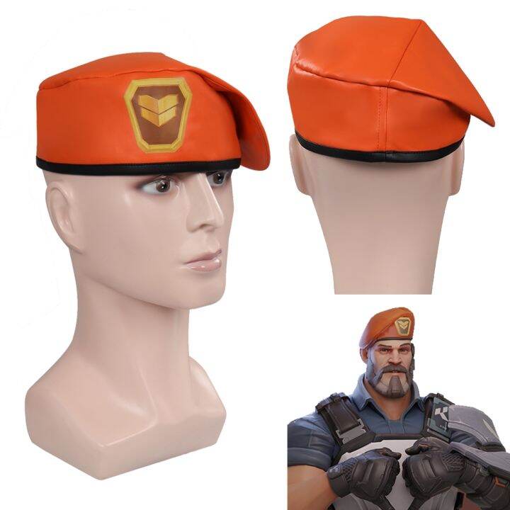 Brimstone Hat Game Valorant Cosplay Costume Accessories Male Berets ...