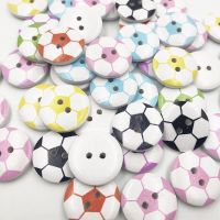 New 50pcs Ball Wood Buttons 20mm Sewing Craft Mix Lots WB709 Haberdashery