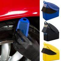 Professional Car Wheel Waxing Sponge Automobiles Polishing Care Waxing Sponge With Cover Auto Tire Cleaning Accessories