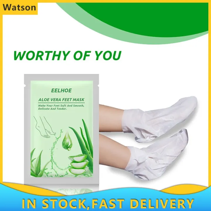 Watson Aloe Vera Foot Mask Peeling for Legs Feet Mask Exfoliating Socks