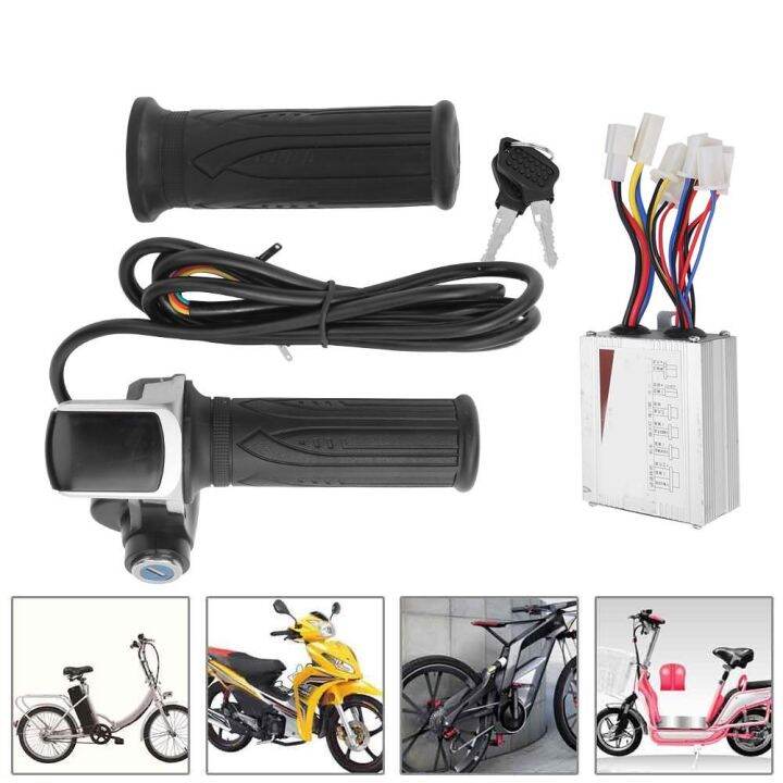 ใหม่ 36V 500W Ebike Scooter Motor Controller Kit จอแสดงผล LCD Turn