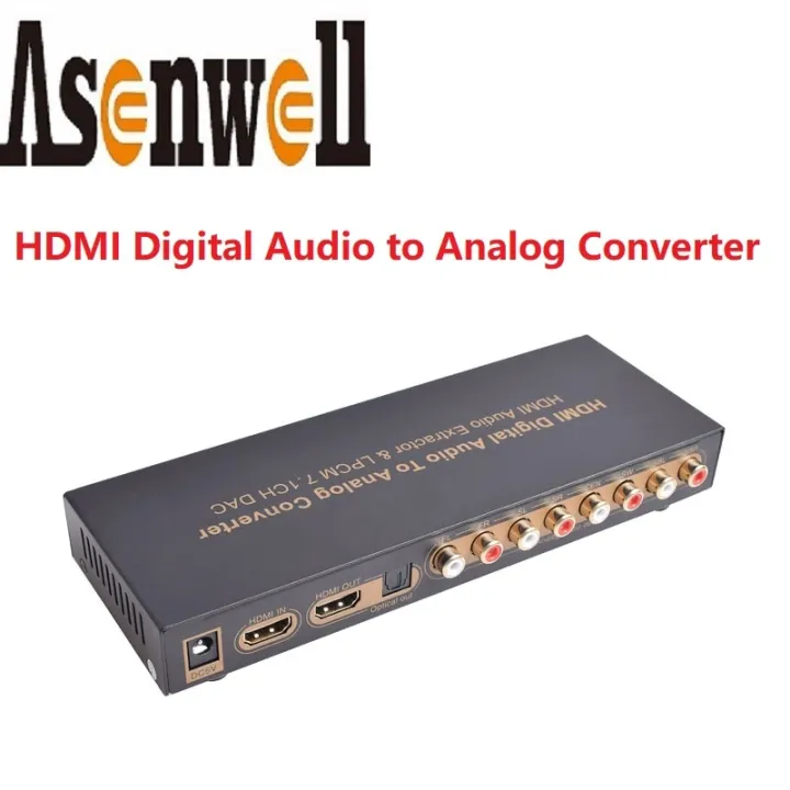 4K HDMI To HDMI Audio Extractor V1.4 LPCM 7.1 CH DAC Converter No