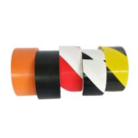 PVC Floor Warning Tape Yellow and Black Striped Tape Identification Floor Warehouse Workshop Management Tape Adhesives Tape