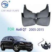 บังโคลนรถสำหรับรถ Audi Q7 4L 2005 2006 07 08 09 10 11 2012 2013 2014 2015อุปกรณ์แผ่นบังโคลนกระเซ็นยามบังโคลนอุปกรณ์ S-Line