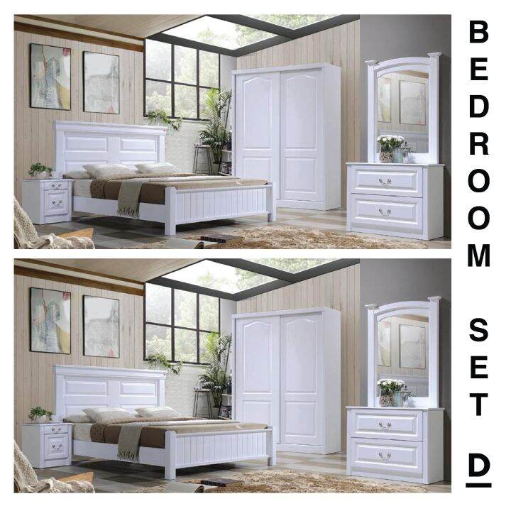 MODERN BEDROOM SET /WARDROBE / BEDFRAME/ DRESSING TABLE/ SIDE TABLE