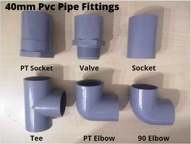 PVC Pipe Fittings 40mm Lazada