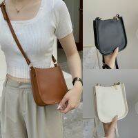 minoshop กระเป๋าถือผู้หญิงกระเป๋าสะพาย Eveleen สีทึบเรียบง่ายกระเป๋าสะพาย Crossbody Handbeg