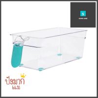 กล่องจัดเก็บในตู้เย็นมีด้ามจับ KECH 12x29x9.4 ซม.REFRIGERATOR STORAGE BOX WITH HANDLE KECH 12X29X9.4CM **ทักแชทได้ค่ะ ยินดีบริการ**