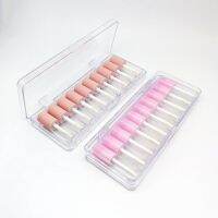 10pcs 4ml Lip Gloss Empty Plastic Tubes Exquisite Mini Clear Lipgloss Packaging Container With Pink Matte Lid New Arrival Travel Size Bottles Containe